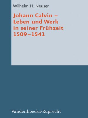cover image of Johann Calvin